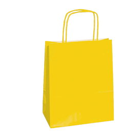 64922 25 SHOPPERS CARTA KRAFT 22X10X29CM TWISTED NERO